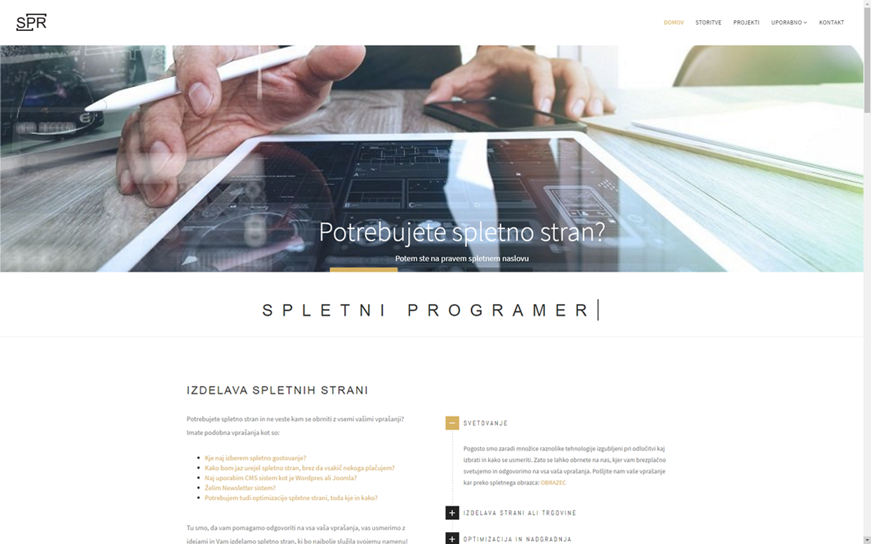 izdelava odzivnih spletnih strani