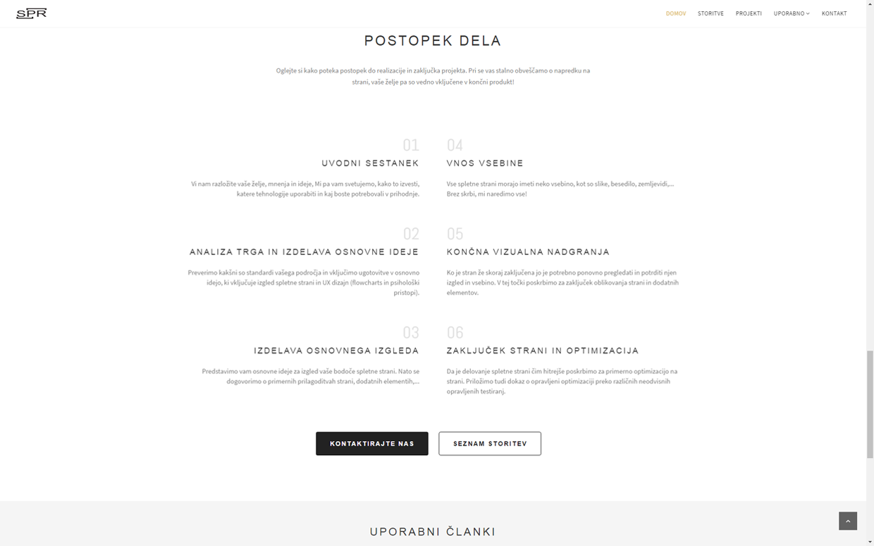 izdelava modernih spletnih strani